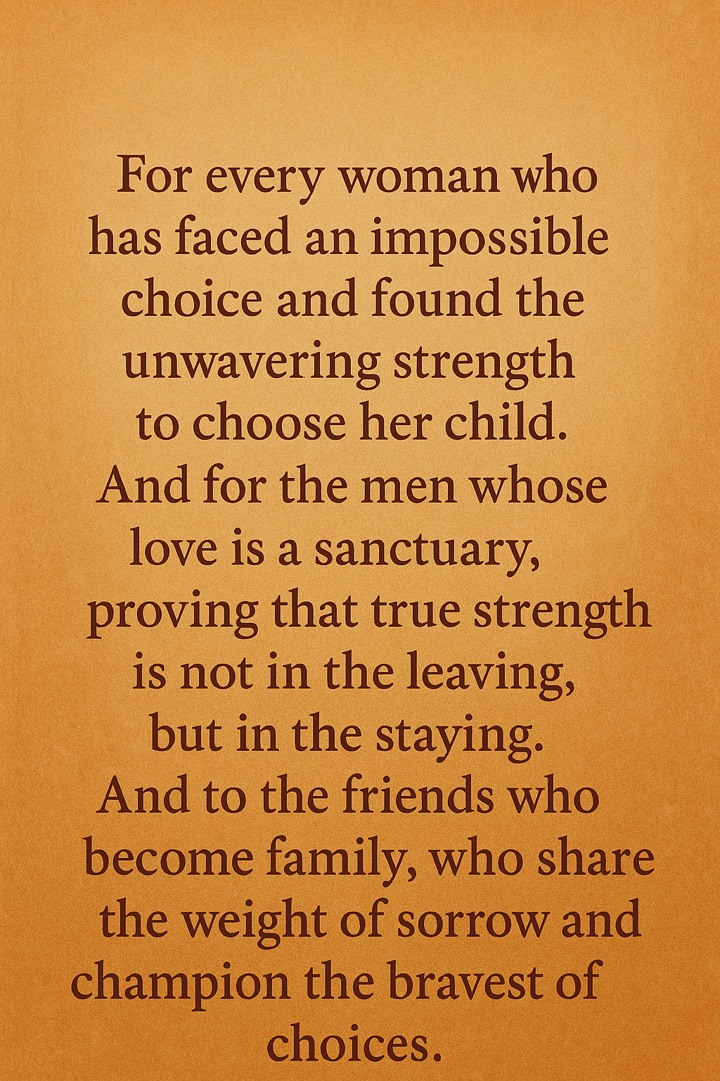 Book dedication illustration